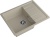 GranFest QUADRO GF-Q-650 L, мойка, мрамор, топаз Детальное фото товара: GranFest QUADRO GF-Q-650 L, мойка, мрамор, топаз