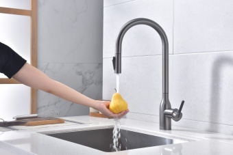 Детальное фото товара: Paulmark Universal, смеситель, вороненая сталь
