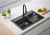 ALVEUS PRIMROSE PS BLACK MATT, смеситель, гранит, черный матовый Детальное фото товара: ALVEUS PRIMROSE PS BLACK MATT, смеситель, гранит, черный матовый