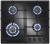 Детальное фото товара: MEFERI MGH604BK GLASS COMFORT