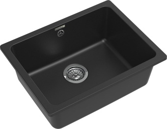 Детальное фото товара: Rivelato BERKANA BK-50 nero, мойка, гранит, черный