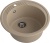 GranFest RONDO GF-R-520, мойка, мрамор, песочный Детальное фото товара: GranFest RONDO GF-R-520, мойка, мрамор, песочный