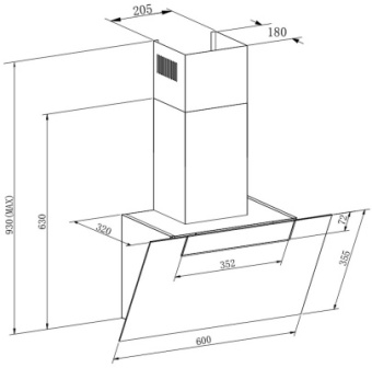 Детальное фото товара: MEFERI AIRBOX60BK COMFORT PLUS
