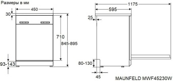 Детальное фото товара: Maunfeld MWF45230W
