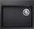Rivelato TESORO TR-605-R nero, мойка, гранит, черный Детальное фото товара: Rivelato TESORO TR-605-R nero, мойка, гранит, черный
