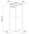 Konigin Geometry White/White Glass 40 Детальное фото товара: Konigin Geometry White/White Glass 40
