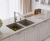 Omoikiri Kitagawa 83-2-U-GB, мойка, керамика, графит Детальное фото товара: Omoikiri Kitagawa 83-2-U-GB, мойка, керамика, графит