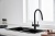 Emar EC-3015 Black, смеситель, черный Детальное фото товара: Emar EC-3015 Black, смеситель, черный