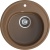 GranFest RONDO GF-R-510, мойка, мрамор, терракот Детальное фото товара: GranFest RONDO GF-R-510, мойка, мрамор, терракот