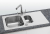 ALVEUS GLASSIX 20 RAL9005-90, мойка, нержавеющая сталь/стекло, белый (в компл.с сифон) Детальное фото товара: ALVEUS GLASSIX 20 RAL9005-90, мойка, нержавеющая сталь/стекло, белый (в компл.с сифон)