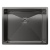 Rivelato RINOX 5444 UN PVD black, мойка, нержавеющая сталь, черный Детальное фото товара: Rivelato RINOX 5444 UN PVD black, мойка, нержавеющая сталь, черный