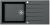 ALVEUS GRANITAL CADIT 50 CARBON - G91, мойка, гранит, черный (в комплекте с сифоном 1132823) Детальное фото товара: ALVEUS GRANITAL CADIT 50 CARBON - G91, мойка, гранит, черный (в комплекте с сифоном 1132823)
