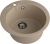 GranFest RONDO GF-R-480, мойка, мрамор, песочный Детальное фото товара: GranFest RONDO GF-R-480, мойка, мрамор, песочный