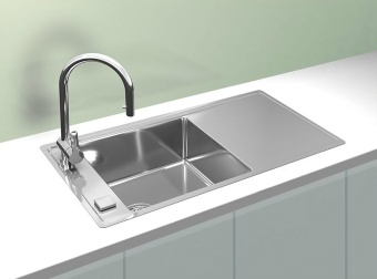 Детальное фото товара: ALVEUS STRICTO 20R new KMB, мойка, нержавеющая сталь, правая (в комплекте с сифоном 1148858)