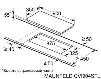 Детальное фото товара: Maunfeld CVI904SFLBK Inverter