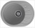 GranFest RONDO GF-R-580 L, мойка, мрамор, серый Детальное фото товара: GranFest RONDO GF-R-580 L, мойка, мрамор, серый