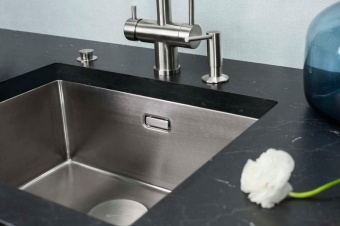 Детальное фото товара: Omoikiri Tadzava 54-U/I-IN Ultra, мойка, нержавеющая сталь 