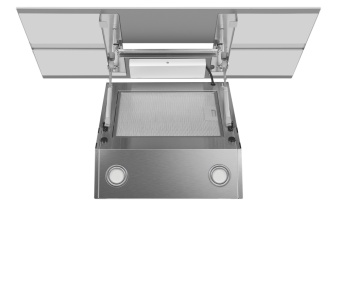 Детальное фото товара: Maunfeld MERSEY 90 WHITE Glass WHITE (INOX)