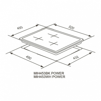Детальное фото товара: Meferi MIH453BK POWER