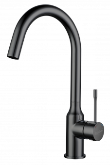 Детальное фото товара: Rivelato GARDA 1923502 PVD black, смеситель, черный