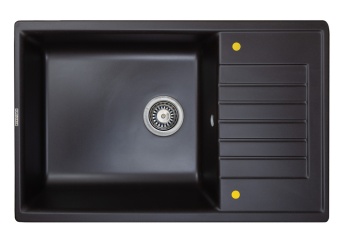 Детальное фото товара: Ecoshtein RECHTECK 780.500, мойка, гранит, мокко