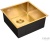 Emar EMB-131 PVD Nano Golden, мойка, нержавеющая сталь, золото Детальное фото товара: Emar EMB-131 PVD Nano Golden, мойка, нержавеющая сталь, золото