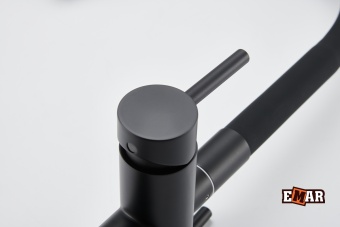 Детальное фото товара: Emar EC-3015 Black, смеситель, черный