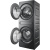 HIBERG TOWER i-DD 107-612 Sd стирально-сушильная машина с двумя барабанами Детальное фото товара: HIBERG TOWER i-DD 107-612 Sd стирально-сушильная машина с двумя барабанами