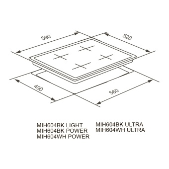 Детальное фото товара: MEFERI MIH604WH ULTRA