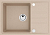 Фото товара: ALVEUS INTERMEZZO 40 G55 BEIGE, мойка, гранит, бежевый (в комплекте с сифоном 1117292)