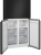 Детальное фото товара: MEFERI MFR70BK TOTAL NO FROST CROSS DOOR ULTRA