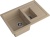 GranFest QUADRO GF-Q-775 KL, мойка, мрамор, песок Детальное фото товара: GranFest QUADRO GF-Q-775 KL, мойка, мрамор, песок