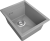 Rivelato LINO LN-354 grigio metallizz, мойка, гранит, серый металлик Детальное фото товара: Rivelato LINO LN-354 grigio metallizz, мойка, гранит, серый металлик