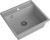 GranFest QUADRO GF-Q-561, мойка, мрамор, серый Детальное фото товара: GranFest QUADRO GF-Q-561, мойка, мрамор, серый