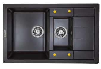 Детальное фото товара: Ecoshtein RECHTECK 781.5, мойка, гранит, мокко