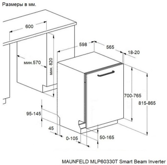 Детальное фото товара: Maunfeld MLP60330T Smart Beam Inverter
