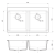 Rivelato AXEL X-90-2D beige scuro, мойка, гранит, темно-бежевый Детальное фото товара: Rivelato AXEL X-90-2D beige scuro, мойка, гранит, темно-бежевый