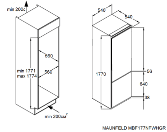 Детальное фото товара: Maunfeld MBF177NFWHGR Inverter