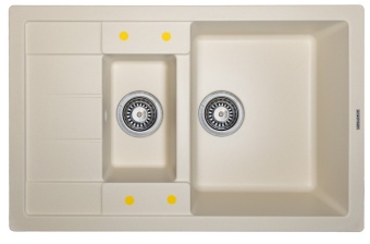 Детальное фото товара: Ecoshtein RECHTECK 781.5, мойка, гранит, капучино