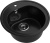GranFest RONDO GF-R-510, мойка, мрамор, черный Детальное фото товара: GranFest RONDO GF-R-510, мойка, мрамор, черный