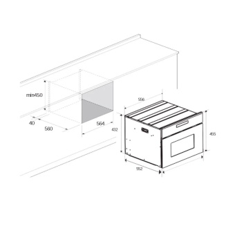 Детальное фото товара: Meferi MEO608BK MICROWAVE